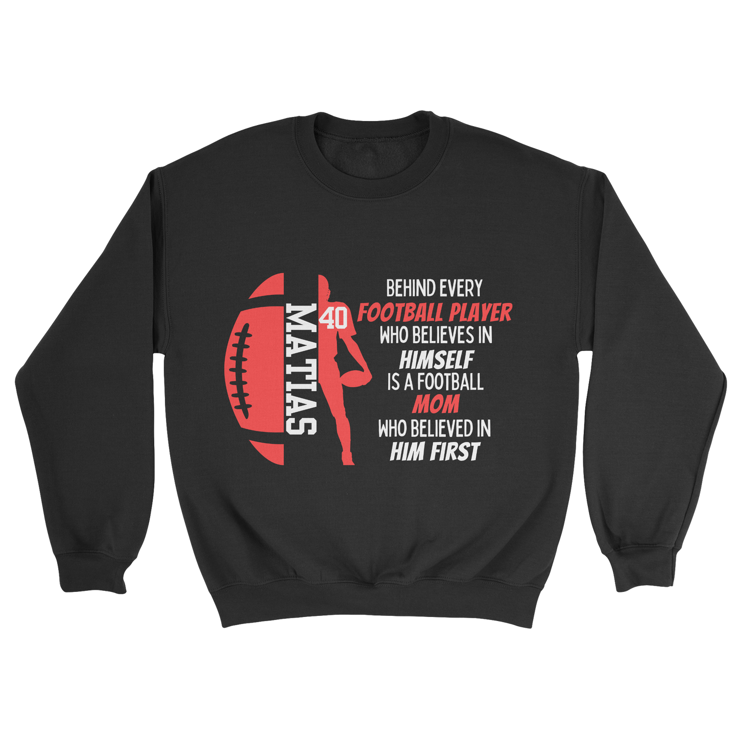 Football Parent Crewneck Sweatshirt