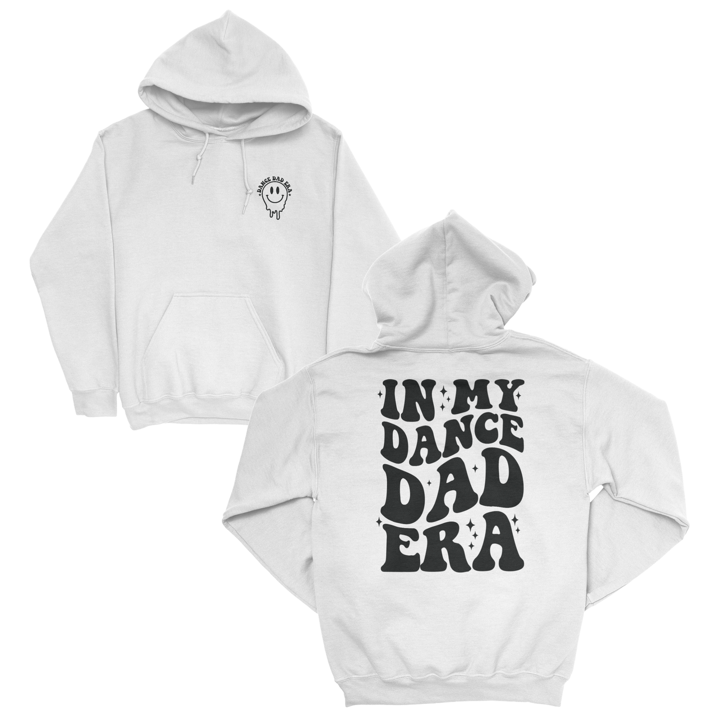 In My Dance Dad Era hoodie in white 