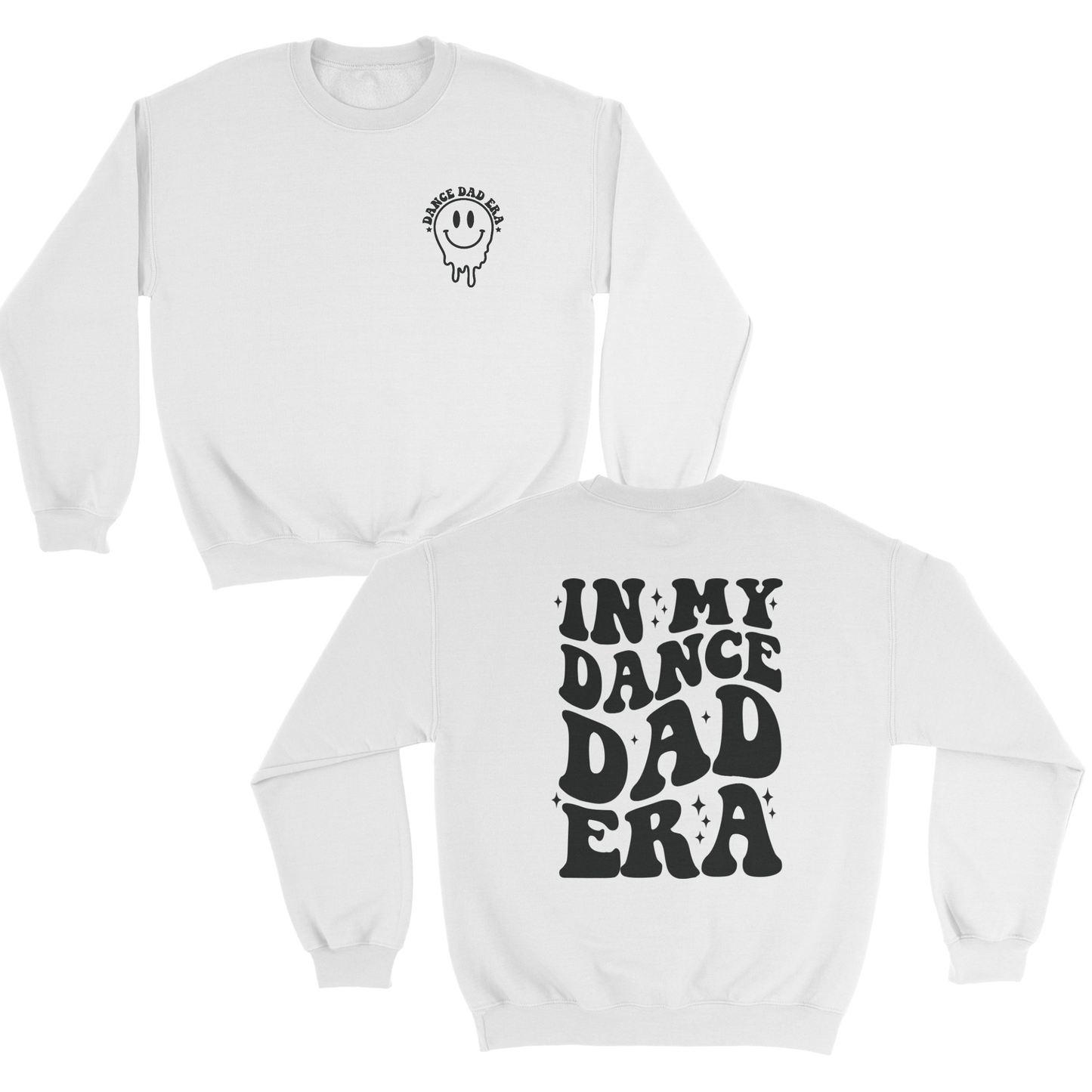 In My Dance Dad Era sweatshirt in white 