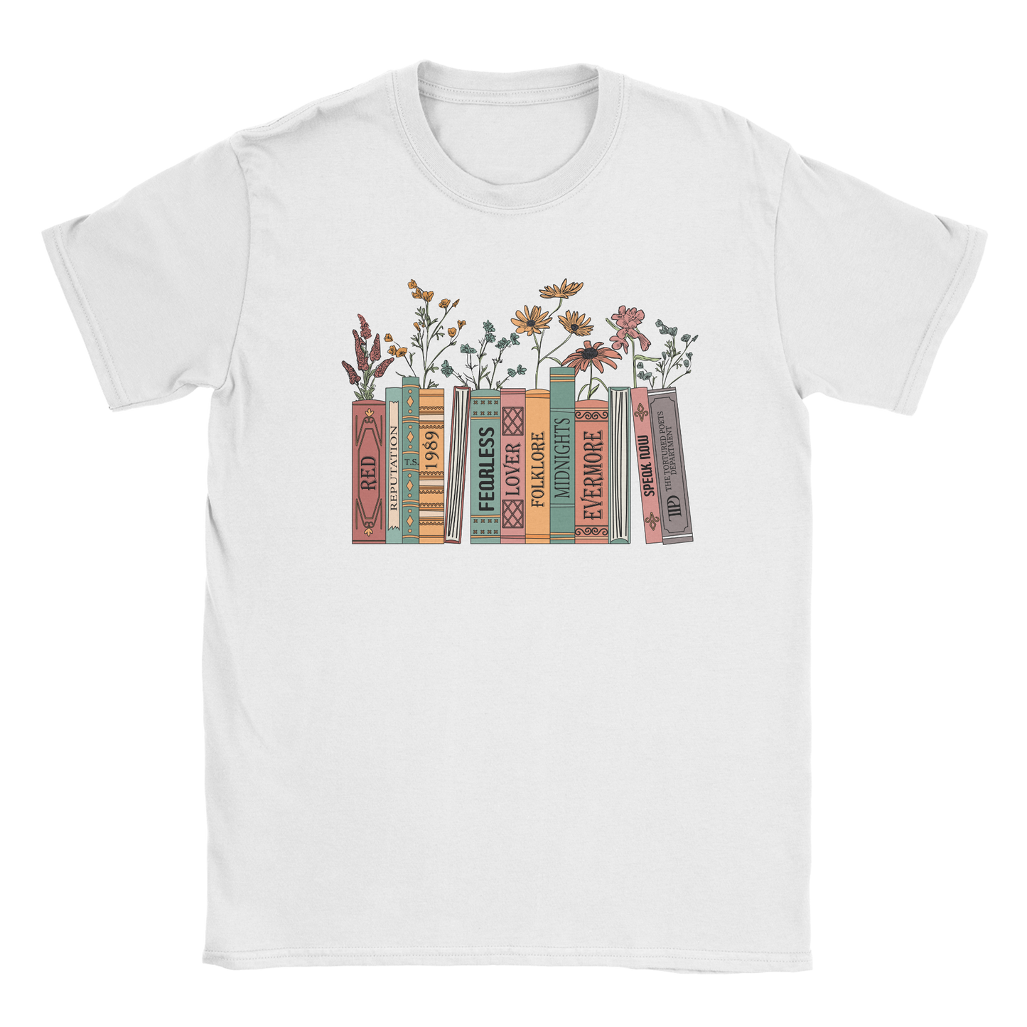 Taylor Swift Album Books T-Shirt