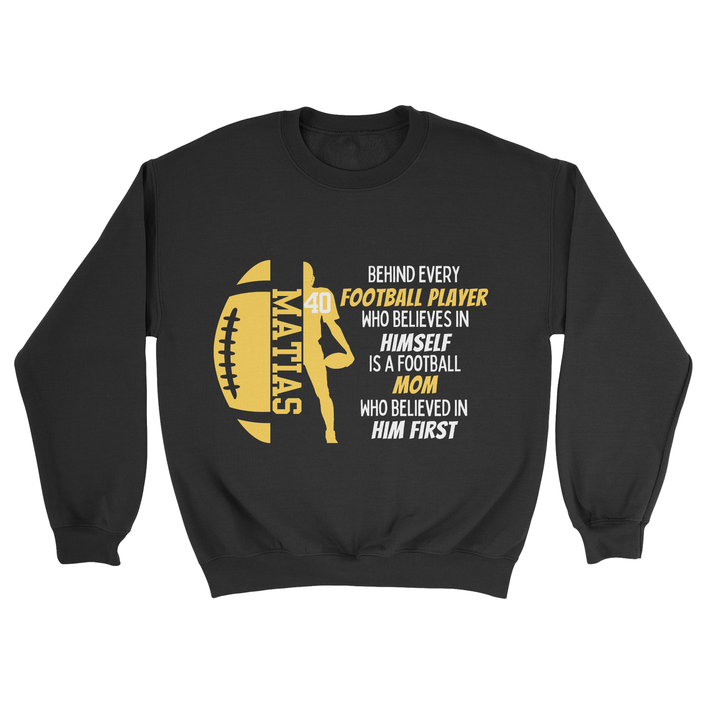 Football Parent Crewneck Sweatshirt